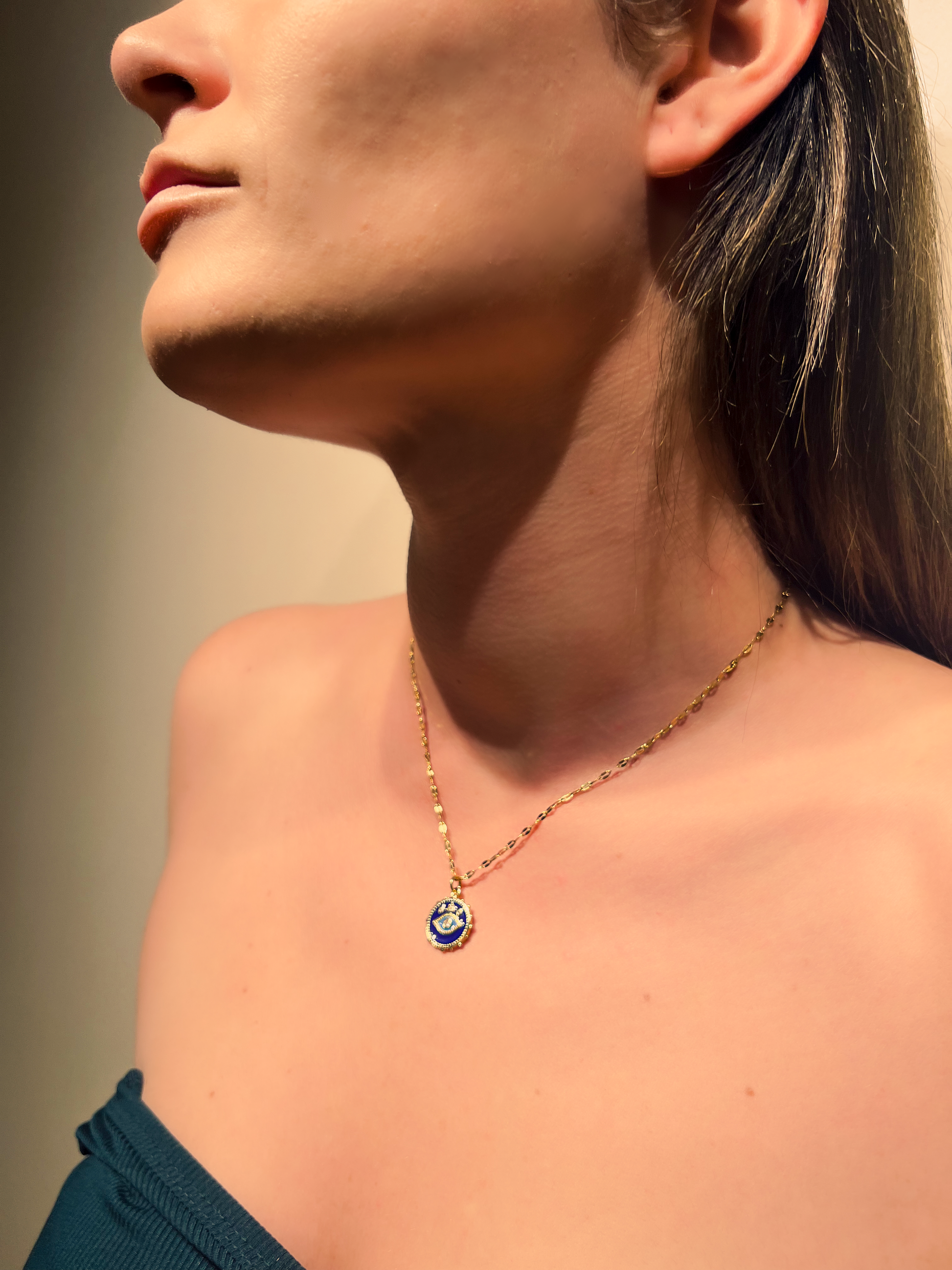 Collar Luz Azul