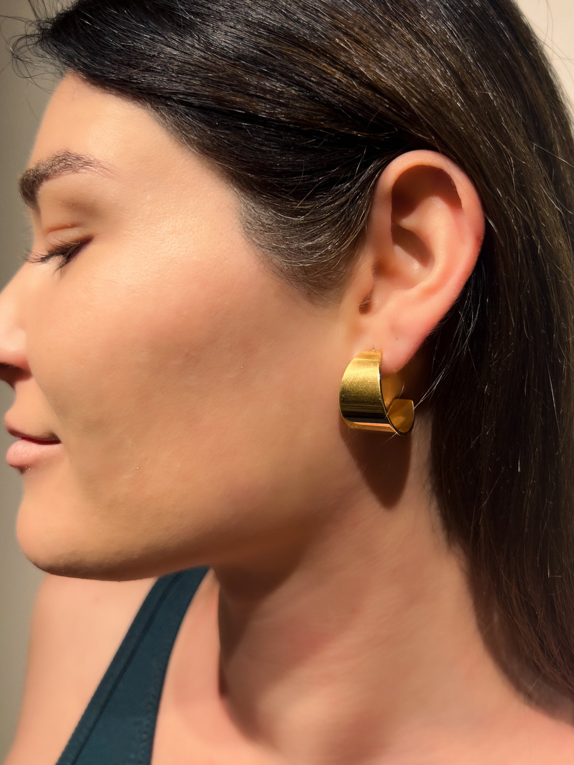 Argollas Simple Gold