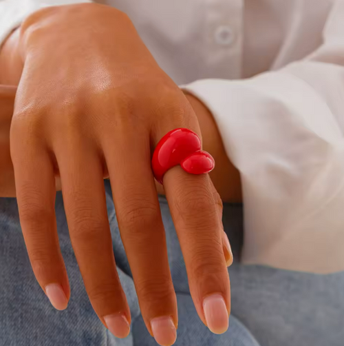 Anillo Andrea Rojo